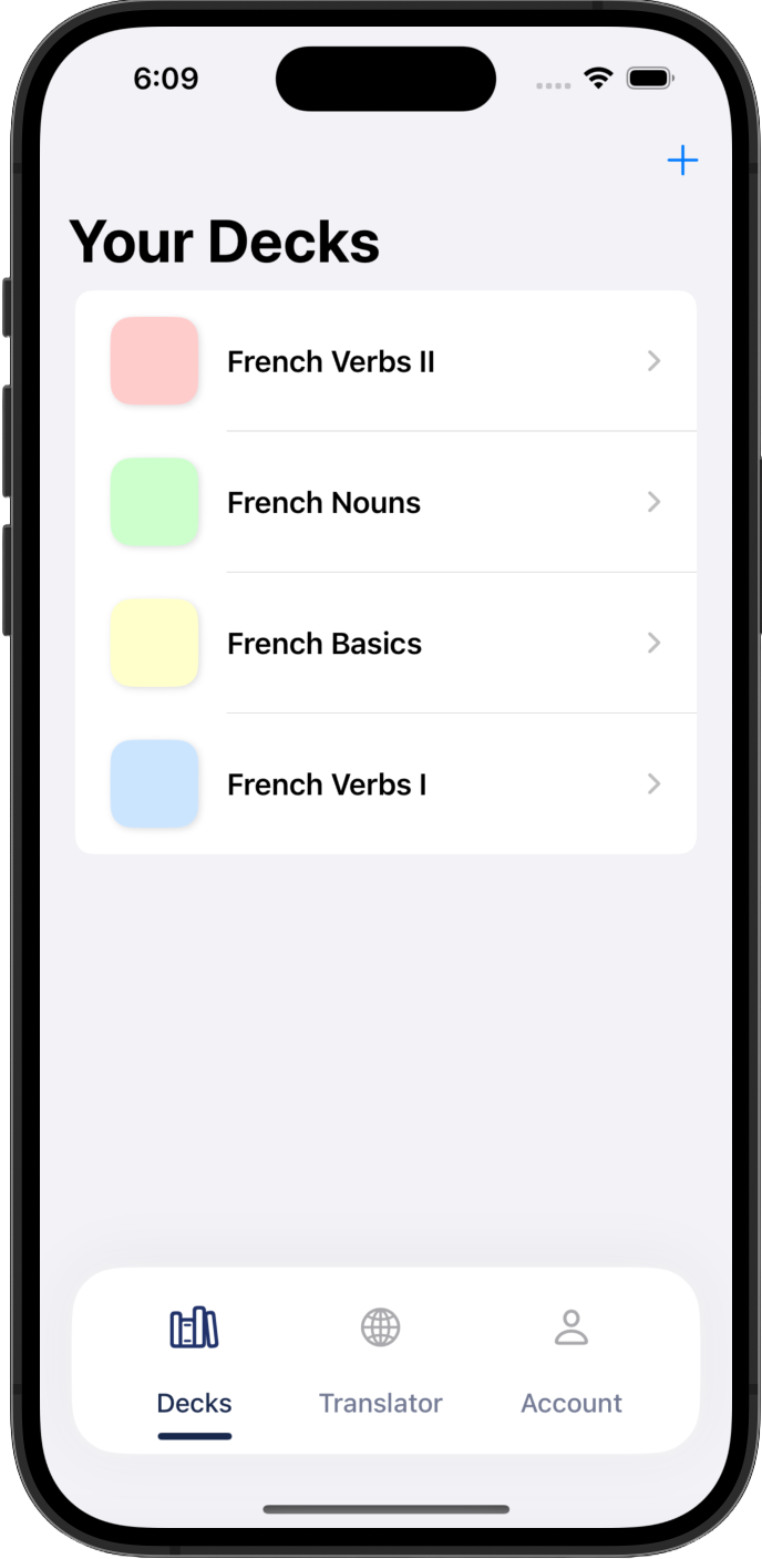 Nebu decks screen