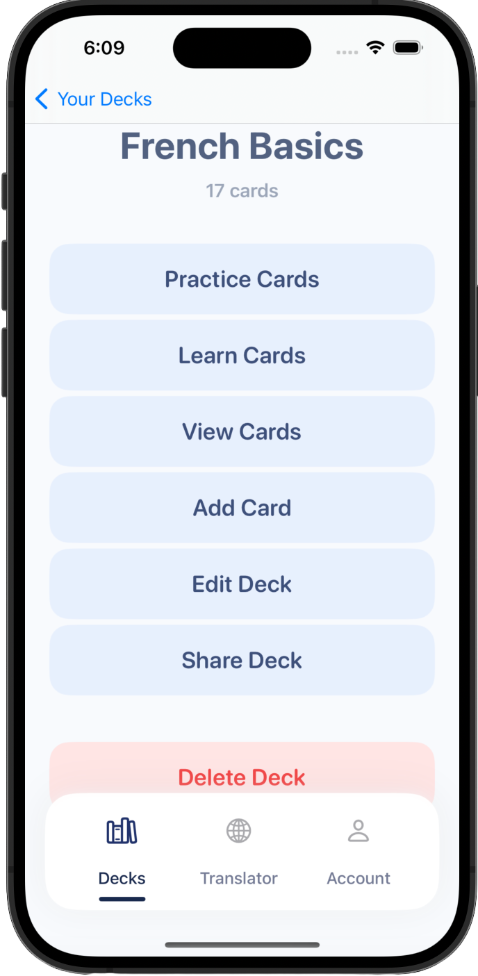 Nebu details screen